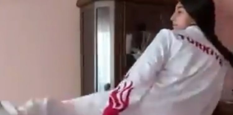 MELİKGAZİ BELEDİYESPOR KULÜBÜ TAEKWONDO TAKIMI EVDE ÇALIŞIYOR
