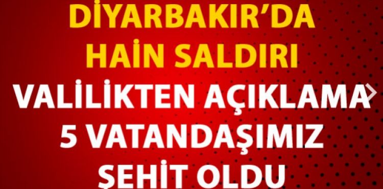 Diyarbakr'da orman iilerini tayan araca PKK'dan saldr