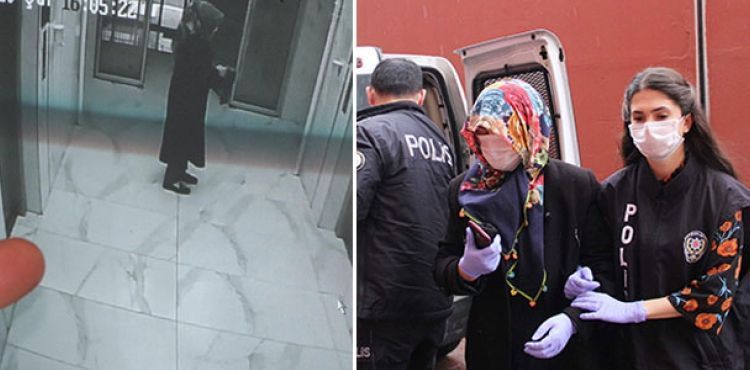 Apartmana domuz yağı süren kadın: Kocam 'bende büyü var, bozdur' dedi