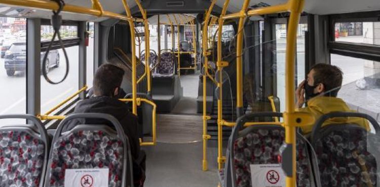 Kayseri'de, 850 özel halk otobüsü şoförüne karantina uygulaması