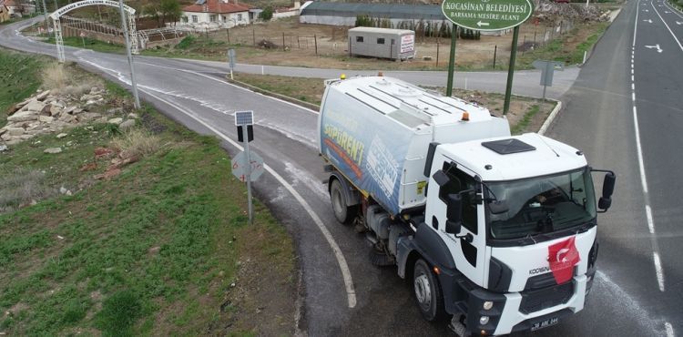 Kocasinan'da virüs temizliği sürüyor