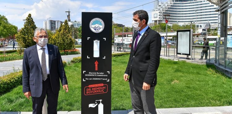 DEZENFEKTAN VE MASKE ÜRETEN BÜYÜKŞEHİR