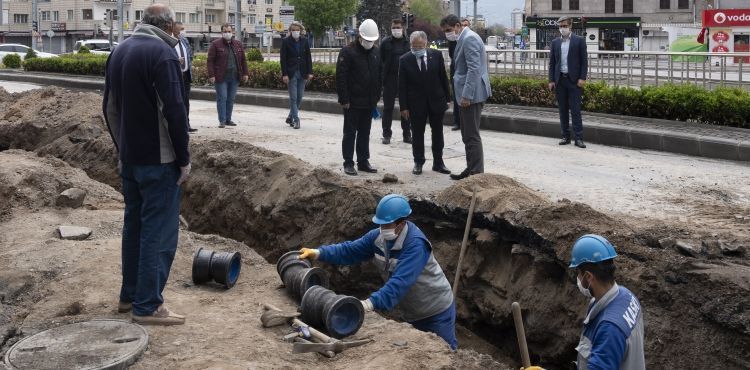 SAĞLIKLI ALT YAPI İÇİN BÜYÜKŞEHİR ÇALIŞIYOR