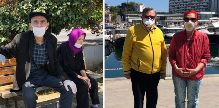 65 yaş ve üstü sokağa çıktı