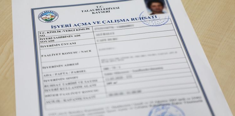 TALAS’TA 9 YENİ İŞYERİ DAHA RUHSAT ALDI