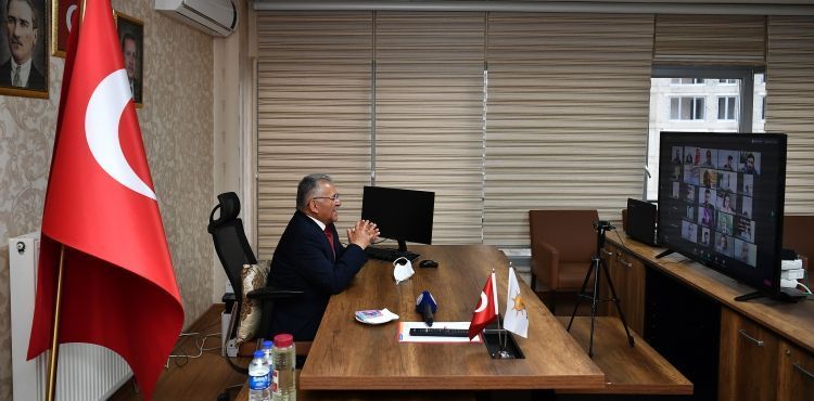 BAŞKAN BÜYÜKKILIÇ’TAN VİDEO KONFERANS İLE BAYRAMLAŞMA