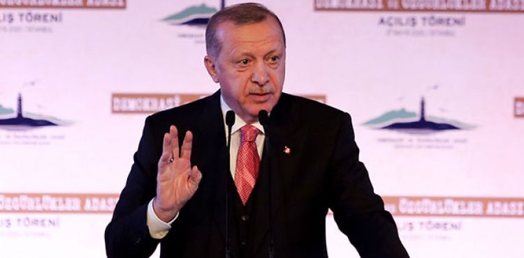 Demokrasi ve Özgürlükler Adası açılış töreninde önemli açıklamalar