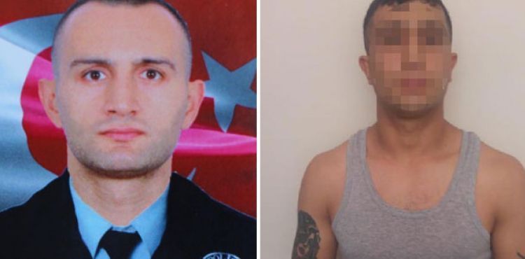 Şehit Atakan Arslan'ın faili, ağzında jiletle polislere saldırmış