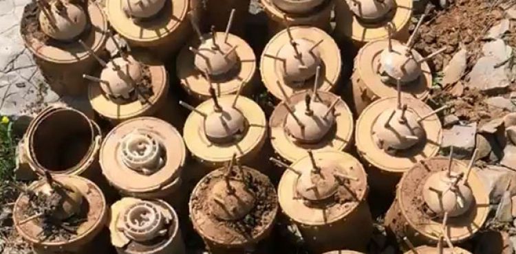 Terör örgütüne ait çok sayıda mühimmat ele geçirildi