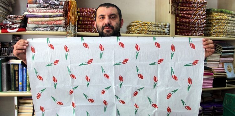 Kayseri'de tek kullanımlık seccadelere yoğun ilgi