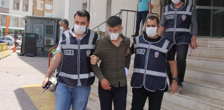 16 yaşındaki cinayet şüphelisi saklandığı bahçede yakalandı