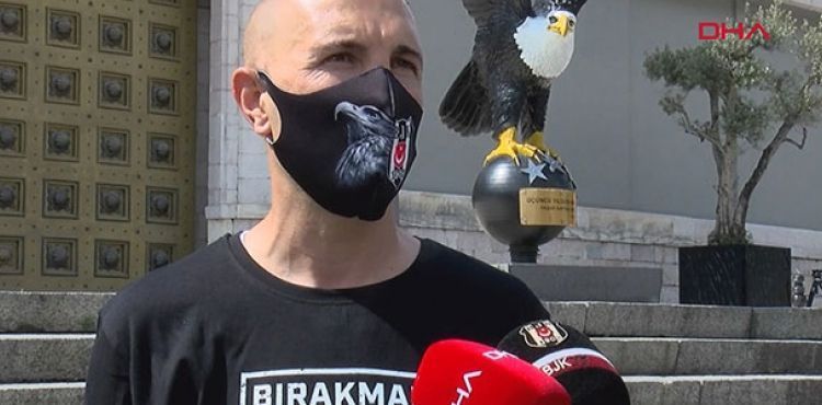 Beşiktaş'ın malzemecisinden yardım kampanyası için farkındalık koşusu