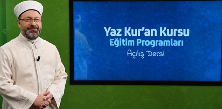 Ali Erbaş: 2020 yaz Kur'an kurslarının uzaktan eğitimle yapılmasını kararlaştırdık