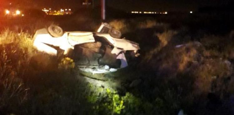 Kayseri'de otomobil şarampole devrildi: 1 ölü, 1 yaralı