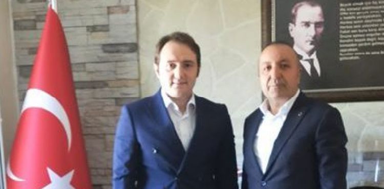 BAŞKAN UZUNLUOĞLU'NDAN KAYMAKAM ALEMDAROĞLU'NA VEDA ZİYARETİ