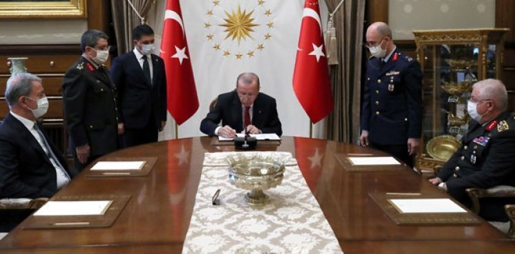 Cumhurbaşkanı Erdoğan, YAŞ kararlarını onayladı