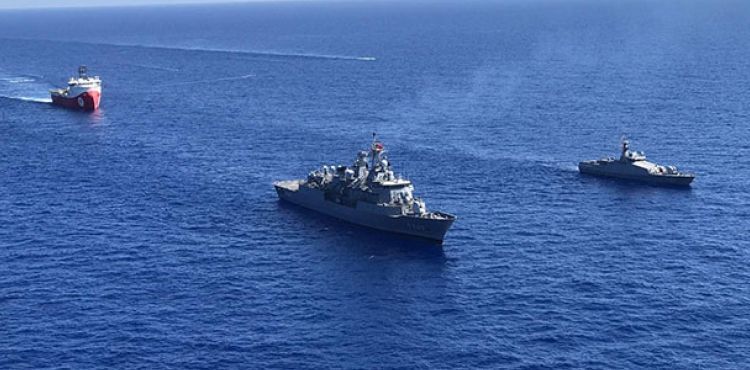MSB: Kemalreis fırkateyni, Barbaros Hayrettin Paşa araştırma gemimize refakat ediyor