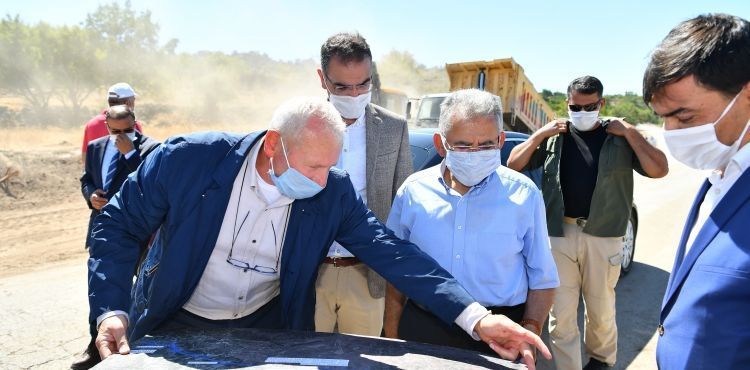“HİSARCIK-HACILAR” ARASINDAKİ YOLDA HUMMALI ÇALIŞMA