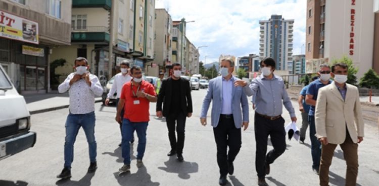 TACETTİN VELİ MAHALLESİNDE ASFALT ÇALIŞMASI BAŞLADI