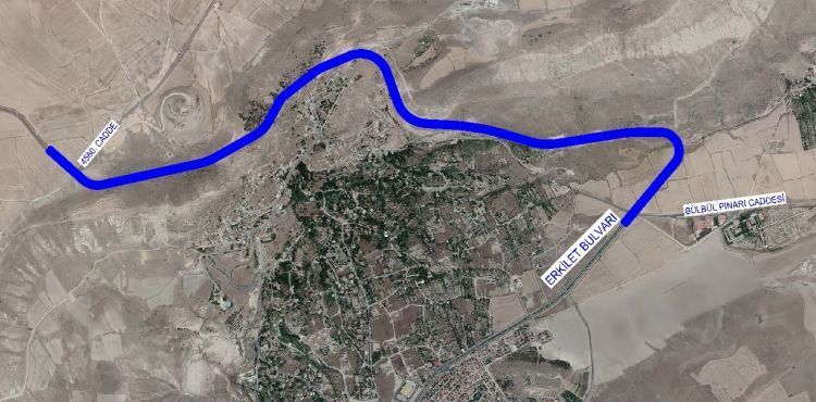 BÜYÜKŞEHİR’DEN ERKİLET’TE ÖNEMLİ YOL ÇALIŞMASI