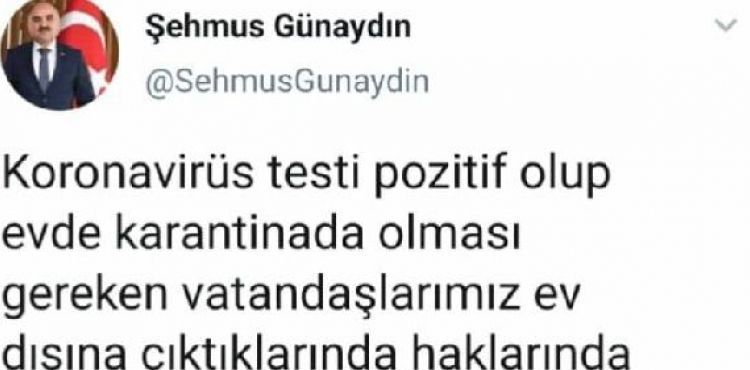 Kayseri Valisi Günaydın: Dışarı çıkan koronavirüs hastaları yurtlara yerleştirilecek