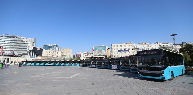 BÜYÜKŞEHİR’İN ULAŞIM FİLOSUNA 24 YENİ OTOBÜS KATILDI