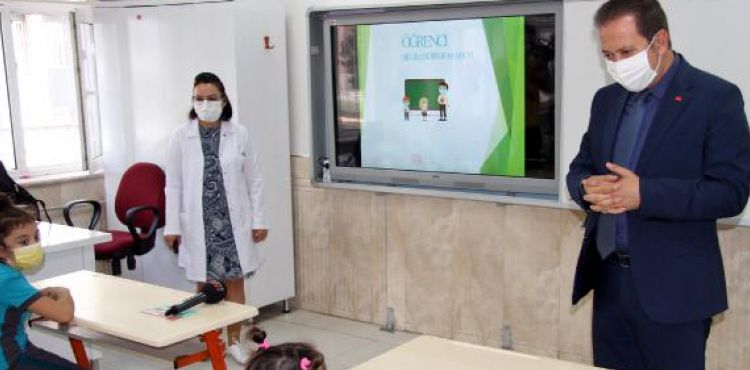 Kayseri'de öğrencilere uygulamalı sağlık eğitimi
