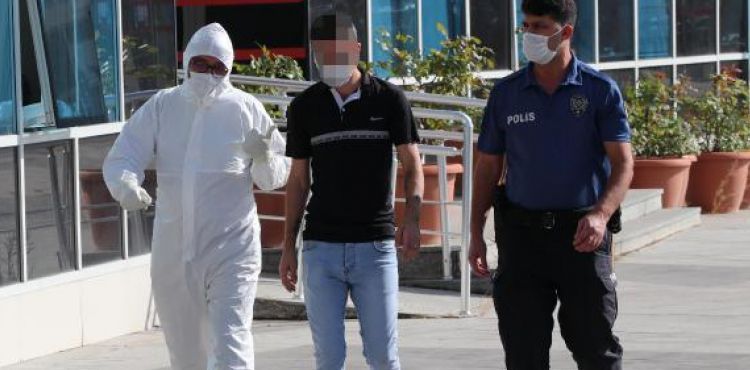 Karantina ihlali, adliye girişinde HES kodundan tespit edildi