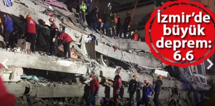 Ege Denizi'ndeki deprem İzmir'i vurdu