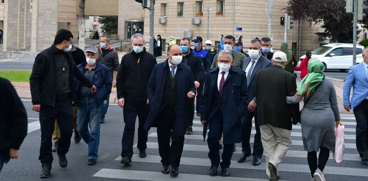 VALİ VE BAŞKAN’DAN KORONAVİRÜS DENETİMİ