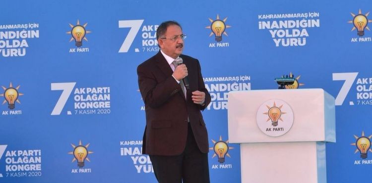 ÖZHASEKİ, AK PARTİ KAHRAMANMARAŞ İL KONGRESİ'NDE KONUŞTU