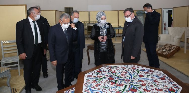 BAŞKAN BÜYÜKKILIÇ KAYMEK SANAT MERKEZİ’NDE
