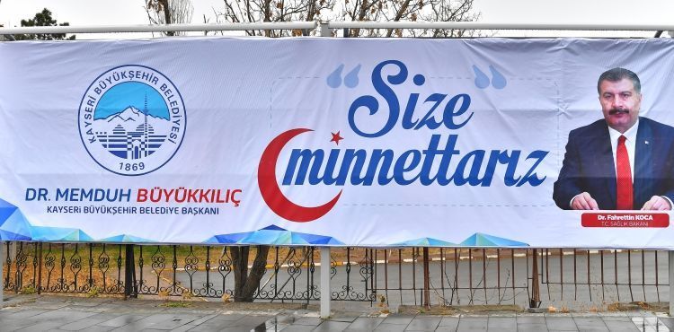 BAŞKAN BÜYÜKKILIÇ’TAN BAKAN KOCA VE SAĞLIK ÇALIŞANLARINA: SİZE MİNNETTARIZ