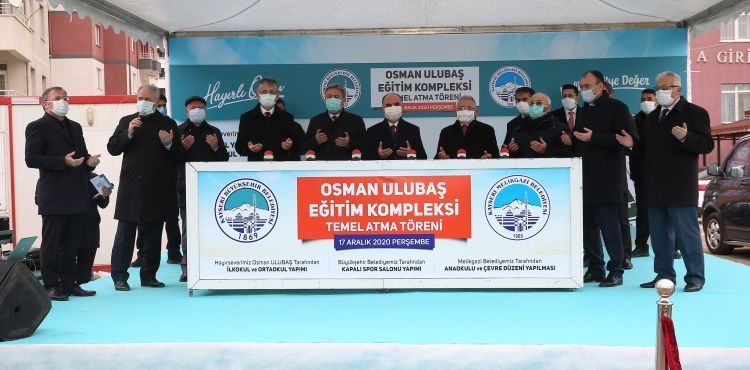 OSMAN ULUBAŞ EĞİTİM KOMPLEKSİ TEMELİ ATILDI