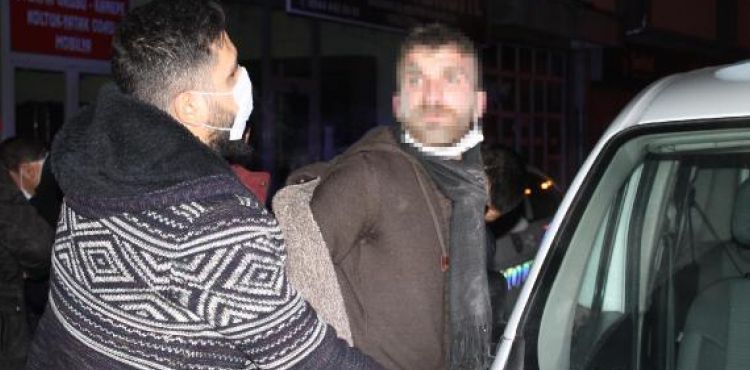 Polisin 'dur' ihtarına uymayan 2 şüpheli kovalamaca sonucu yakalandı