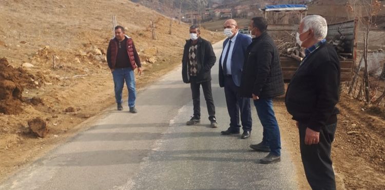 Develi'de yol çalışmaları devam ediyor