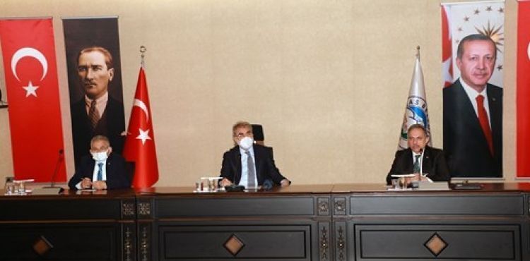 TALAS’TA MADENCİLERLE TOPLANTI