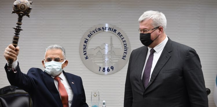 UKRAYNA BÜYÜKELÇİSİ’NİN KAYSERİ HAYRANLIĞI