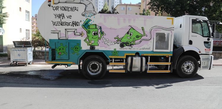 TALAS’IN SOKAKLARINA HİJYEN VE GÜZEL KOKULAR HAKİM