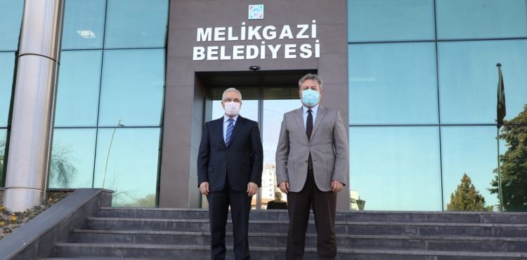 TALAS KAYMAKAMI DÖNMEZ'DEN BAŞKAN PALANCIOĞLU'NA ZİYARET