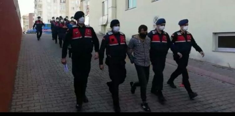 Kayseri'de enerji nakil kablosu çalan 4 hırsız tutuklandı