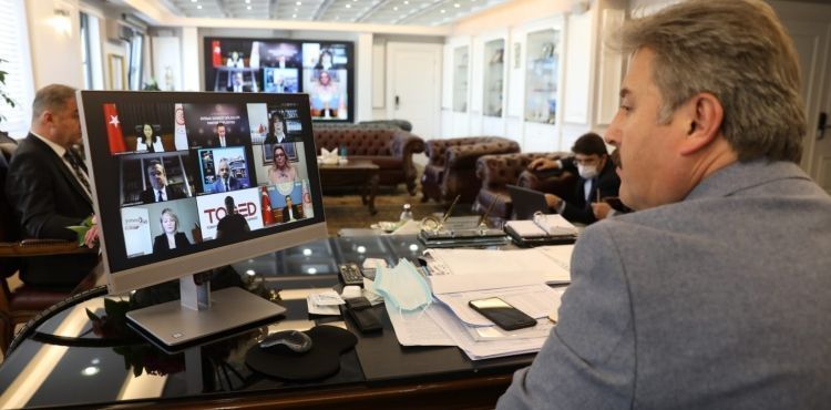 BAŞKAN PALANCIOĞLU, İHTİSAS SERBEST BÖLGELERİ TANITIM TOPLANTISI’NA KATILDI