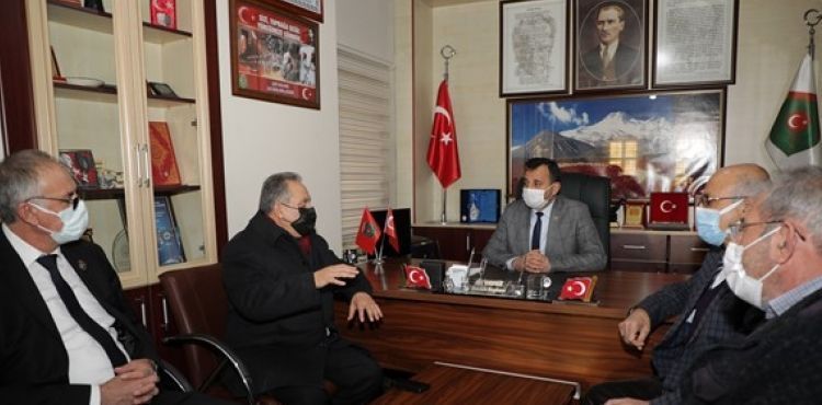 BAŞKAN YALÇIN'DAN ŞEHİTLER DERNEĞİ'NE ‘GARA’ ZİYARETİ