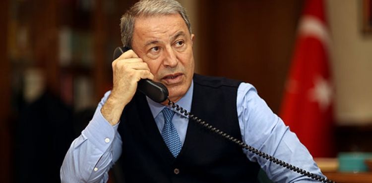 Bakan Akar, İngiltere Savunma Bakanı ile görüştü