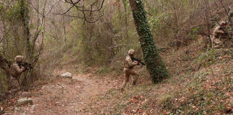 'Eren-8 Amanoslar' operasyonunda 7 depo, 2 sığınak imha edildi