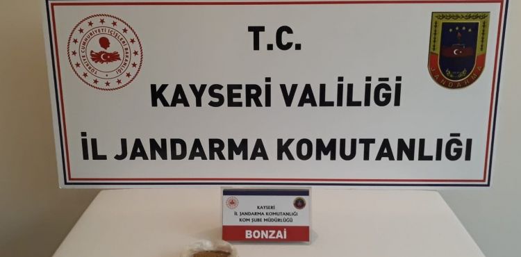 Yahyalı'da uyuşturucu operasyonu: 2 gözaltı