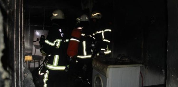 Kayseri’de alkol aldığı evi ateşe verdi