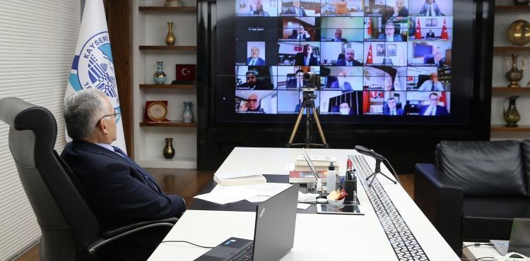 BAŞKAN BÜYÜKKILIÇ, YENİ KONTROLLÜ NORMALLEŞME SONRASI İL PANDEMİ KURULU TOPLANTISI’NA KATILDI