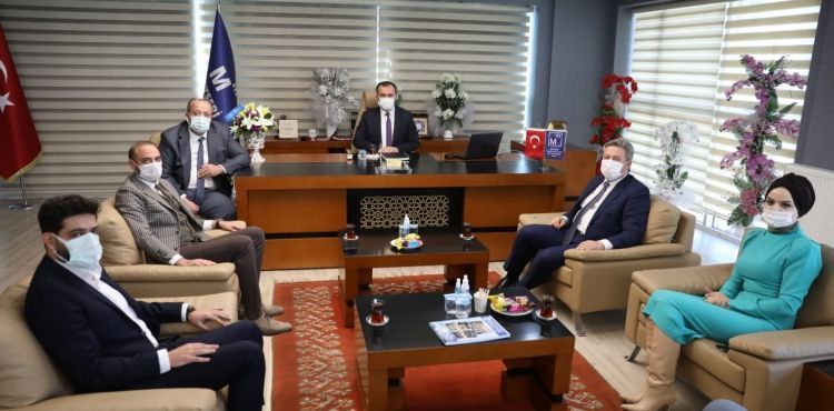 BAŞKAN PALANCIOĞLU, KAYSERİ SERBEST MUHASEBECİ MALİ MÜŞAVİRLER ODASI’NI ZİYARET ETTİ