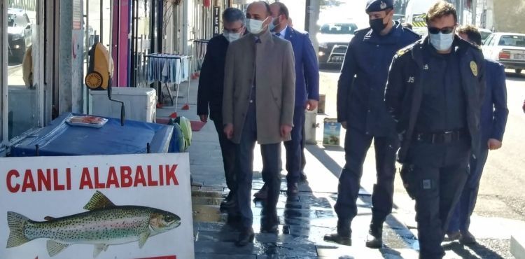 PINARBAŞI'NDA KONTROLLÜ NORMALLEŞME İLE BİRLİKTE SAHA DENETİMİ GERÇEKLEŞTİRDİ